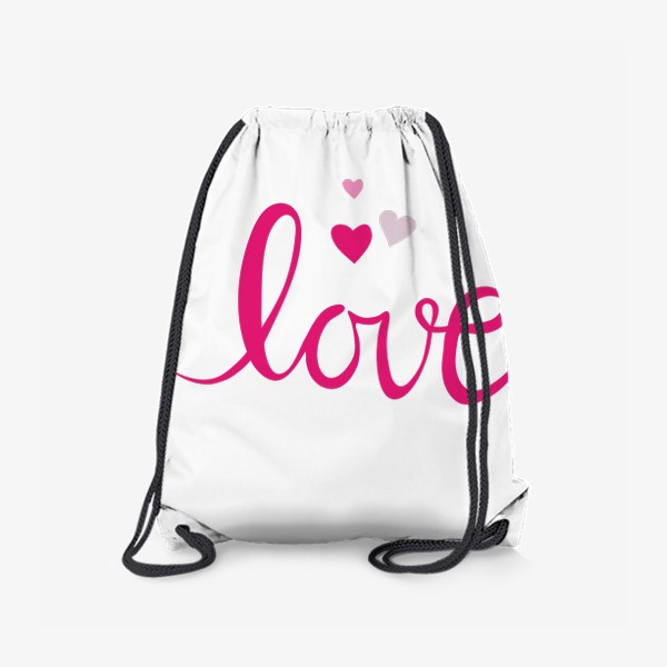 Рюкзак «Love Любовь Леттеринг День святого Валентина 14 февраля»