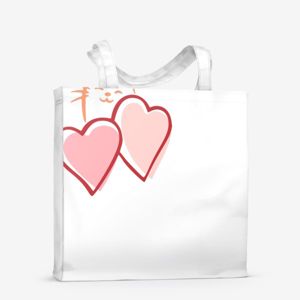 Сумка-шоппер «Любовь и котики»