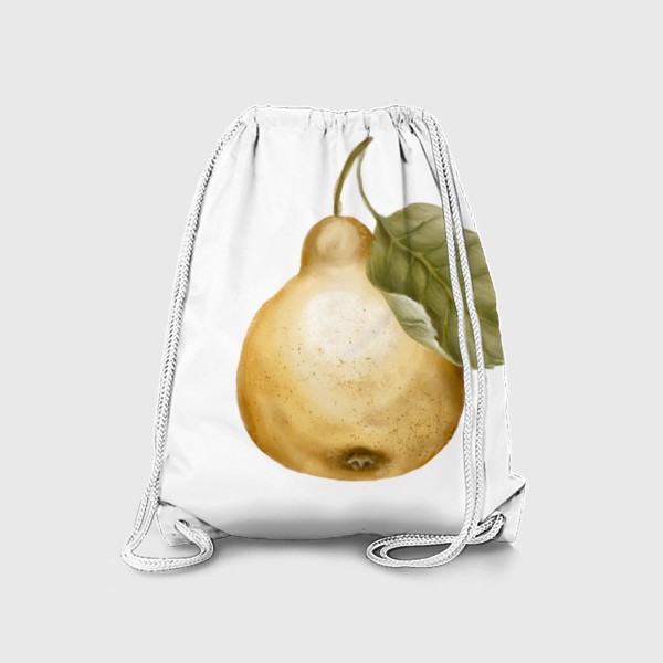 Рюкзак «Желтая груша с листом»