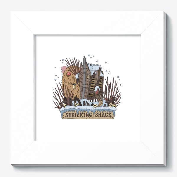 Картина «Гарри Поттер. Воющая хижина и Короста, крыса Рона »