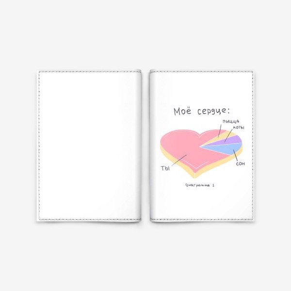 Обложка для паспорта «Милое Сердце. 14 февраля »