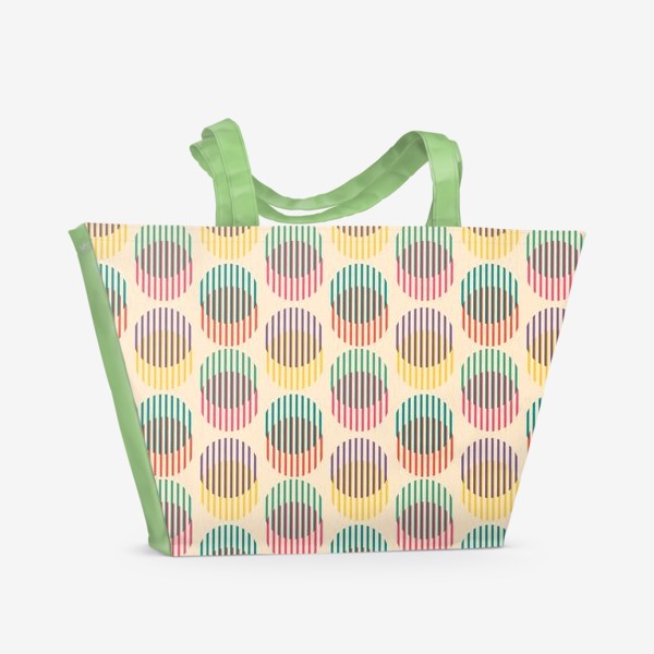 Пляжная сумка «Цветные иллюзии»