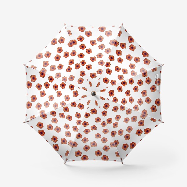 Зонт «цветы-маки»