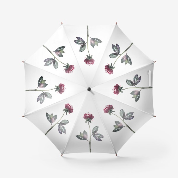Зонт «Цветок клевер»