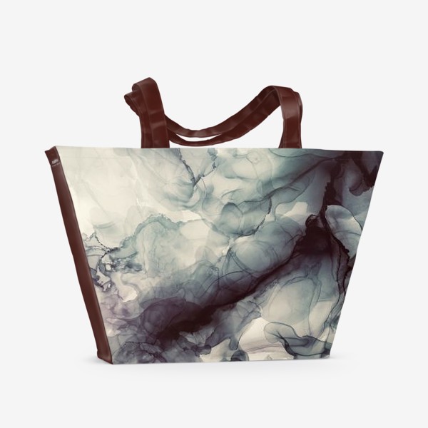 Пляжная сумка &laquo;Спиртовые чернила абстракция&raquo;