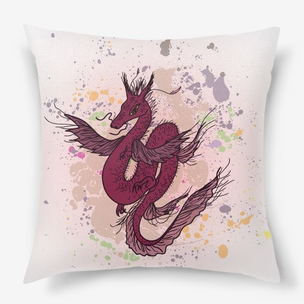 Подушка «дракон»