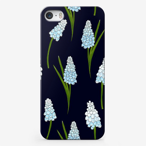 Чехол iPhone «весенние цветы, мускари»