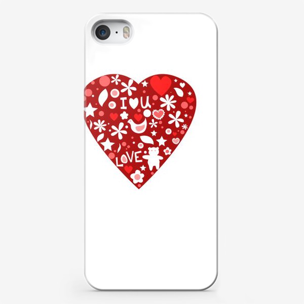 Чехол iPhone «Валентинка сердце»
