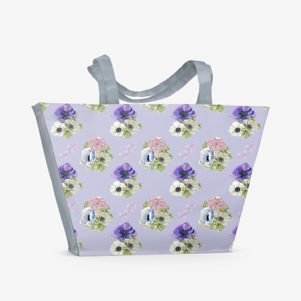 Пляжная сумка «Цветочный узор »