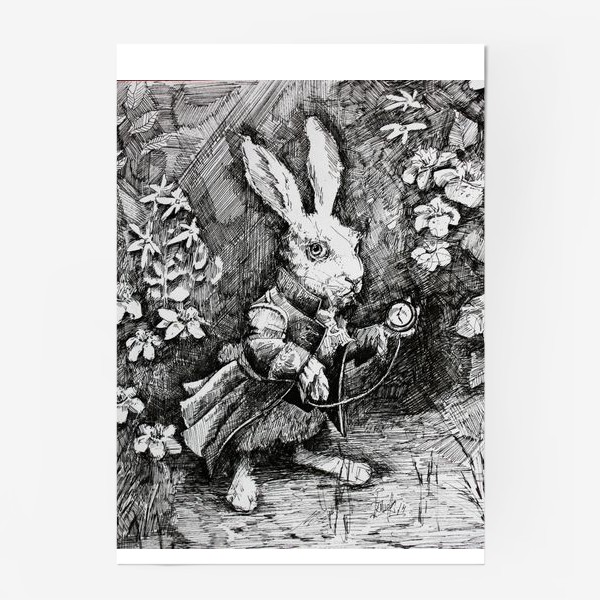Постер «Кролик из "Алисы в стране чудес"»