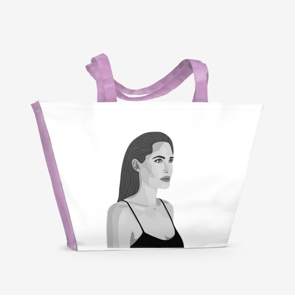 Пляжная сумка «Анджелина Джоли»