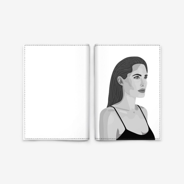 Обложка для паспорта «Анджелина Джоли»