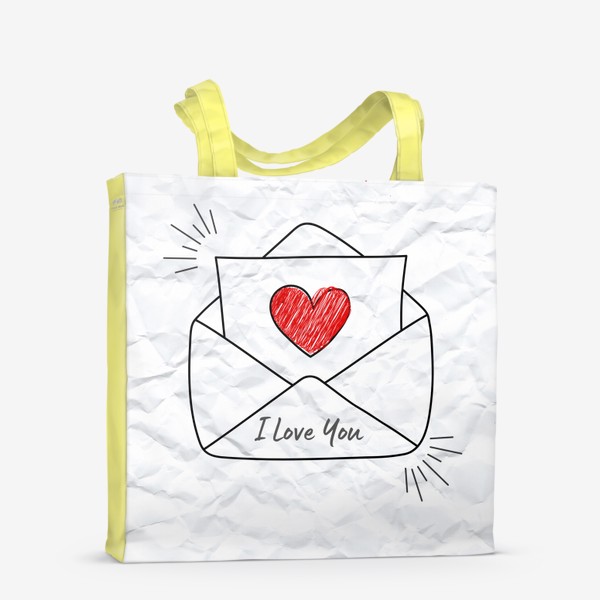 Сумка-шоппер «Письмо о любви »
