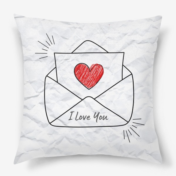 Подушка «Письмо о любви »