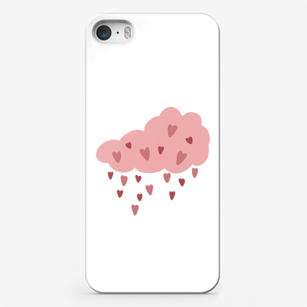Чехол iPhone «облако с сердечками. в подарок на день святого валентина»