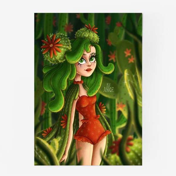 Постер «Девушка-кактус»