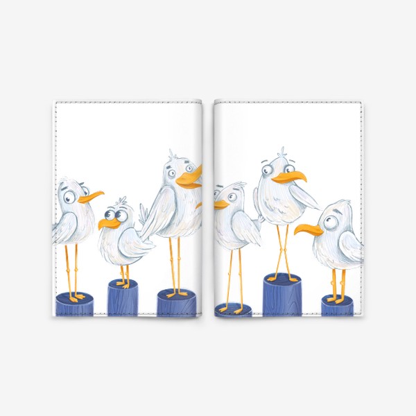 Обложка для паспорта «Питерские Чайки»