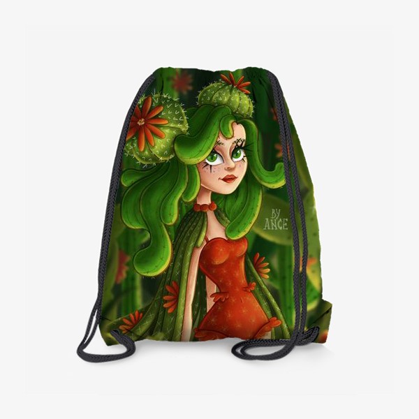 Рюкзак «Девушка-кактус»