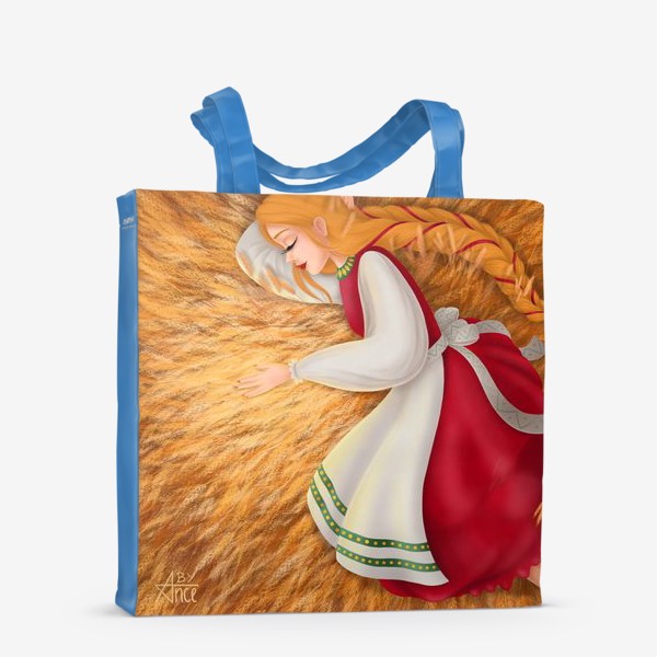 Сумка-шоппер &laquo;Девушка в пшеничном поле &raquo;