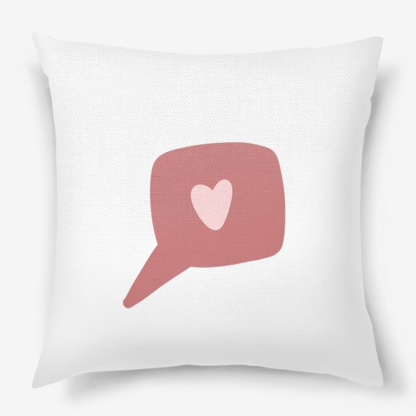 Подушка «любовное сообщение на день святого валентина»
