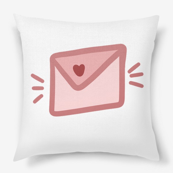 Подушка «любовное письмо, в подарок на день святого валентина»