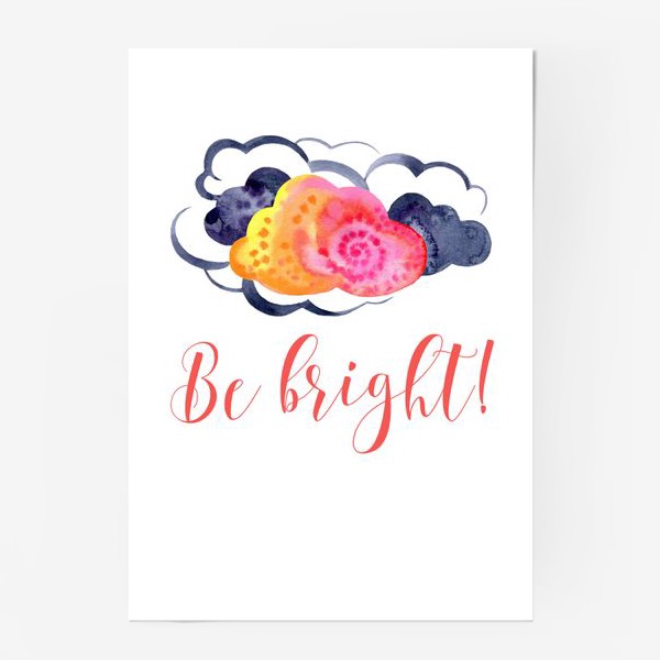 Постер «be bright»