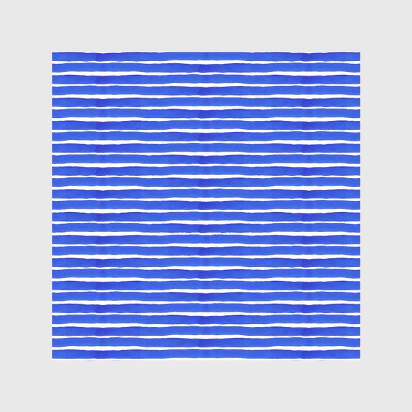 Шторы &laquo;Абстрактный полосатый паттерн "тельняшка" . Синие акварельные полосы. Летняя коллекция.&raquo;