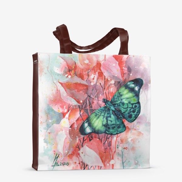 Сумка-шоппер «Изумрудная бабочка»