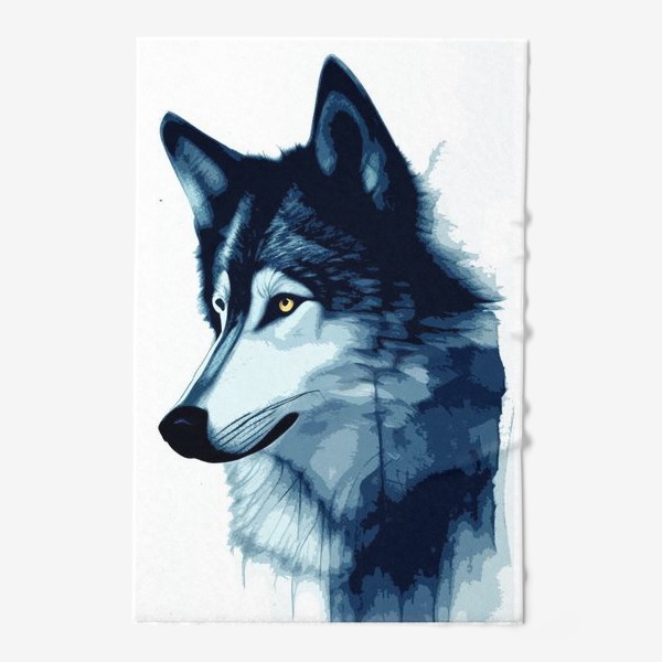 Полотенце «Синий волк»