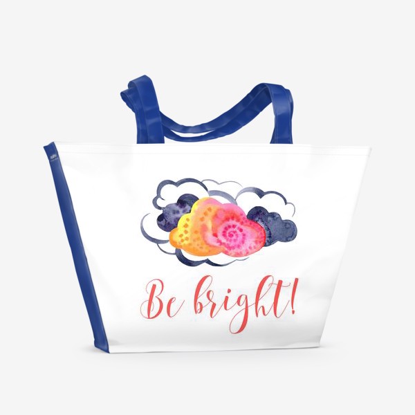 Пляжная сумка «be bright»