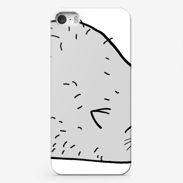 Чехол iPhone «Котик и уточка»
