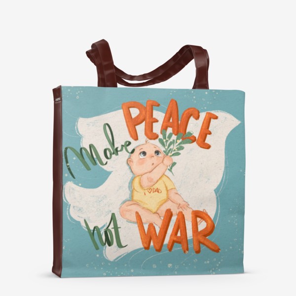 Сумка-шоппер «Make peace »