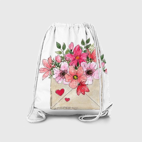 Рюкзак «цветы в конверте»
