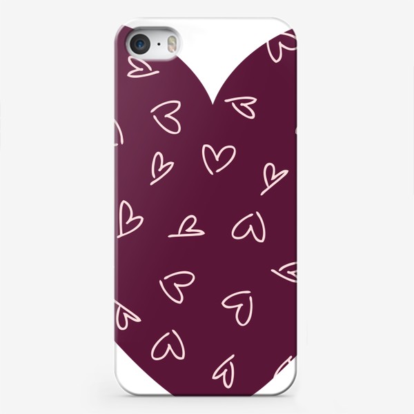 Чехол iPhone «Сердце в ретро стиле»