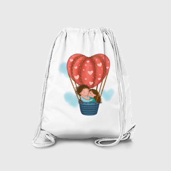 Рюкзак «Влюбленные на воздушном шаре»
