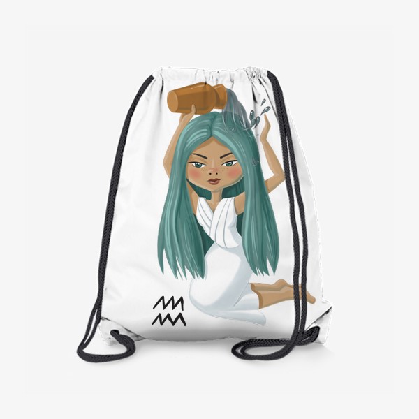 Рюкзак «знак зодиака водолей девушка »