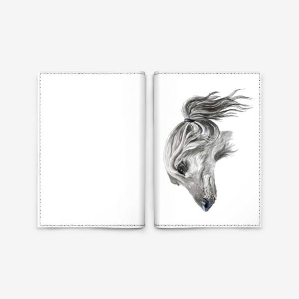 Обложка для паспорта «Портрет собаки породы салюки борзая»