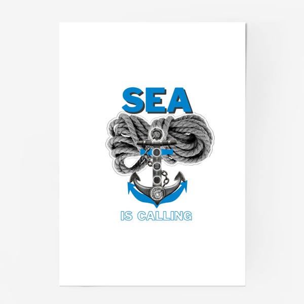Постер «Sea is calling »