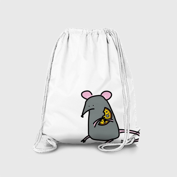 Рюкзак «Мышка с кусочком сыра»