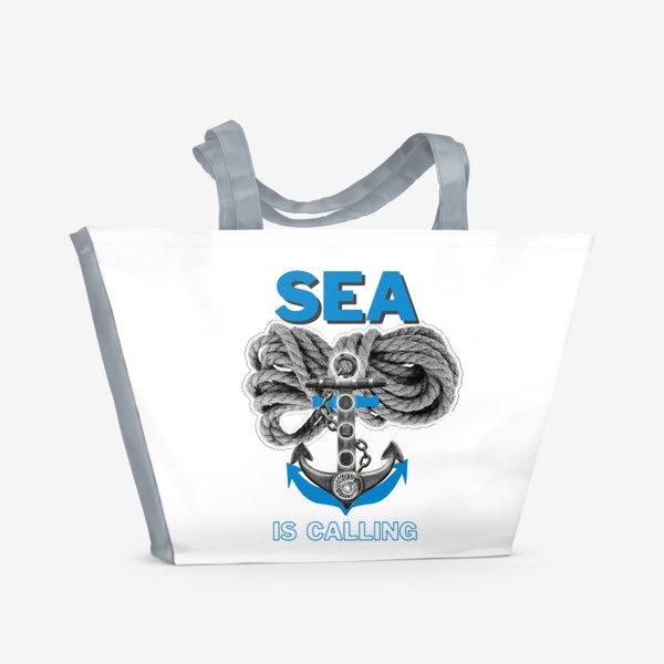 Пляжная сумка «Sea is calling »