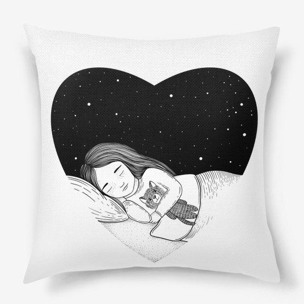 Подушка «Спящая девочка»