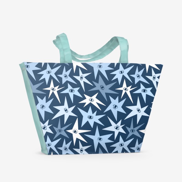 Пляжная сумка «Звезды с глазами»