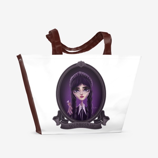 Пляжная сумка «Wednesday Addams»