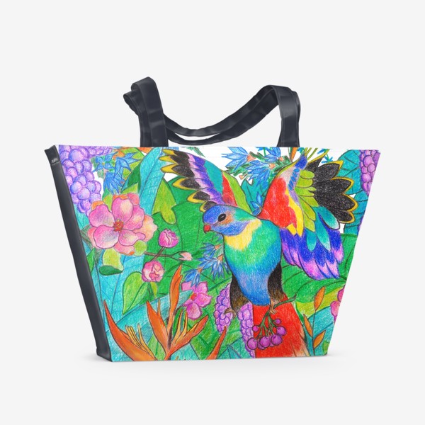 Пляжная сумка «Райская птица»