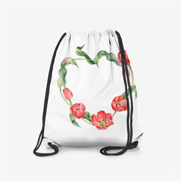 Рюкзак «Сердце из тюльпанов»