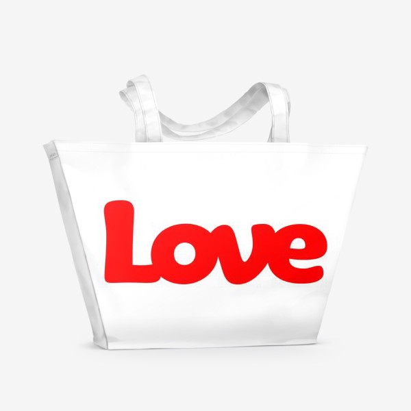 Пляжная сумка «Любовь большая»