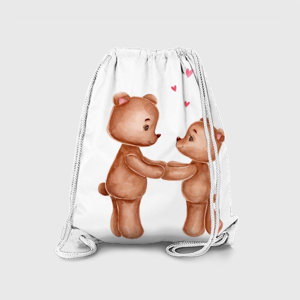 Рюкзак «Влюбленные Мишки Тедди. 14 февраля.»