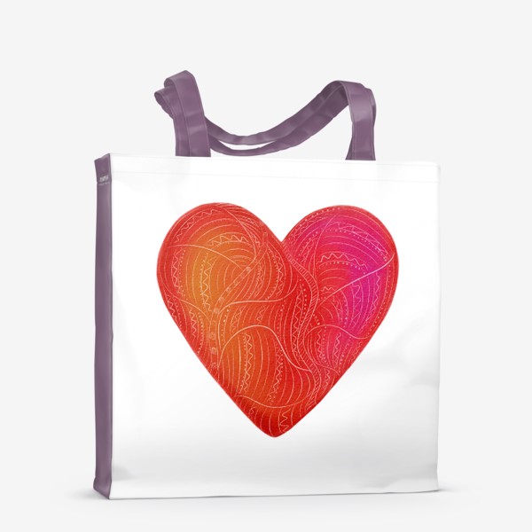 Сумка-шоппер «Сердце - любовь»