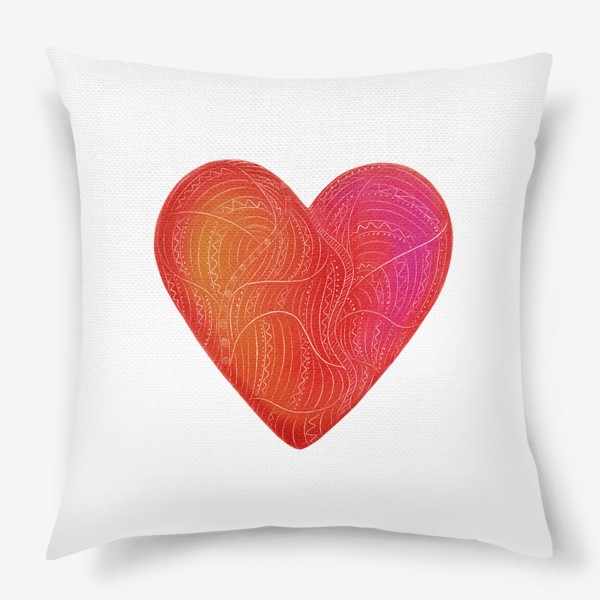 Подушка «Сердце - любовь»