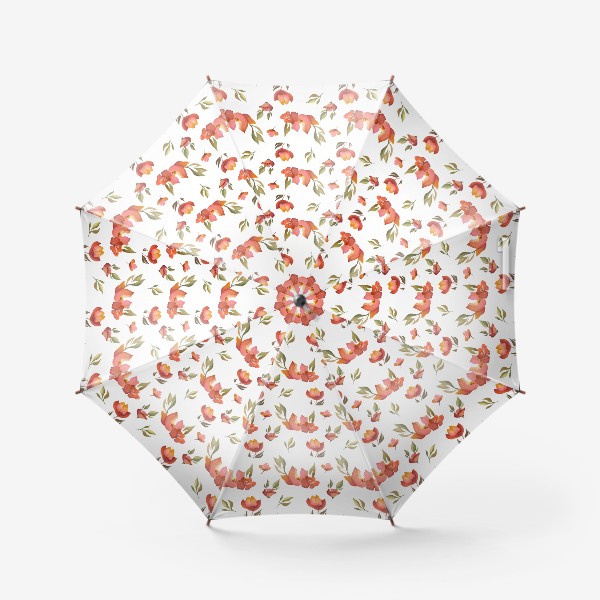 Зонт «Акварельные цветы»